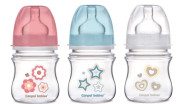 Antikoliková fľaša so širokým hrdlom 120 ml Newborn baby Canpol