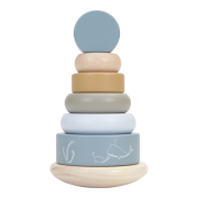 Nasadzovacie krúžky drevené Ocean Blue Little Dutch