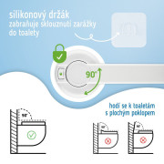 Bezpečnostný zámok toaletného sedátka Sipo