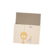 Prestieradlo do junior postele bavlna 90 x 200 Träumeland Taupe