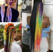 Pletený vrkôčik Jumbo 60 cm FunCo