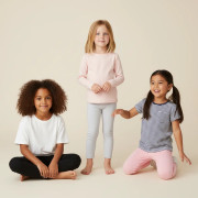 Dievčenské capri legíny jednofarebné 3pack Minoti