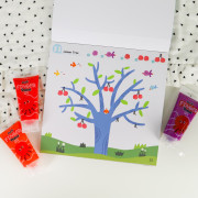 Maľovanie prstovými farbami Level 1 Svet 30 listov