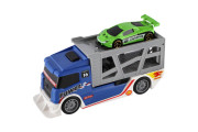 Auto kamión prepravník + plastové auto 15 cm na voľný chod