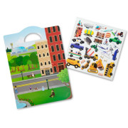 Adhézny zošit so samolepkami Dopravné prostriedky Melissa & Doug