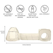 Detský Stan a tunel 3 v 1 Recycled 3 Sprouts