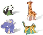 Veľké puzzle loto Výlet do ZOO KukiKuk