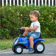 Detské odrážadlo traktor s vlečkou a náradím Baby Mix New Holland