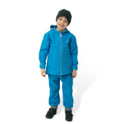 Detská softshellová bunda DUO Turquoise - tyrkysová Esito