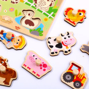 Vkladacie puzzle Farma