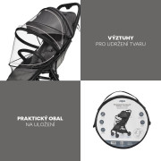 Moskytiéra na kočík univerzálna exclusive Black Zopa