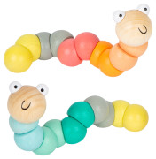 Červ/húsenica kĺbový drevo 16 cm