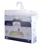 Bavlnená prestieradlo s gumou a potlačou 70 x 140 cm Babymatex