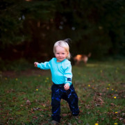 Detské tepláky s vysokým pásom Blesk - čierna Esito