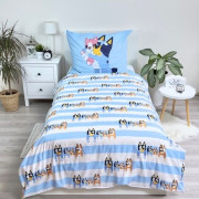 Obliečky Bluey 140 x 200, 70 x 90 cm Jerry Fabrics