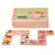 Drevené domino farma Bigjigs Toys