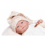 New Born dievčatko - realistická bábika bábätko s celovinylovým telom - 25 cm Guca