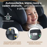 Autosedačka XPAND 2 i-Size 100-150 cm Kinderkraft select Premium