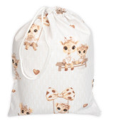 Bavlnené vrecúško na prezuvky 40×32 cm