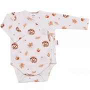 Bavlnená 2D sada oblečenia pre bábätko Ježko ecru Baby Nellys