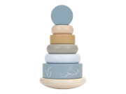 Nasadzovacie krúžky drevené Ocean Blue Little Dutch