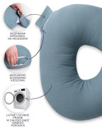 Mušelínový polohovací vankúš MiniRelax 140 cm Babymatex