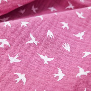 Sukňa kolová tm. staroružová lastovičky Little Angel