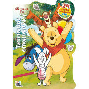 Tvarované omaľovánky Macko Pú