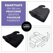 Smartsafe podsedák 125 - 150 cm bez isofixu Asalvo