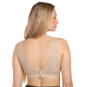 Dojčiaca podprsenka bambus Nuuma Nude s vyberateľnými vložkami + pracie vrecko Moniel