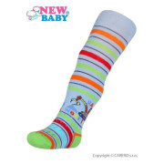 Bavlnené pančucháčky s protišmykom 3xABS Veľ. 104 New Baby