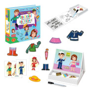 Písanie s magnetmi - Obliekanie Pexi