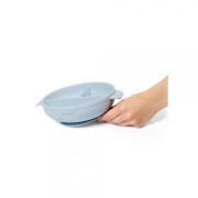 Silikónový tanierik s prísavkou a viečkom BabyOno