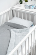 2D Pletený komplet nielen do detskej postieľky s mušelínom Sensillo