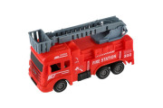 Hasičské auto plast na spätné natiahnutie 4 druhy, 11 cm
