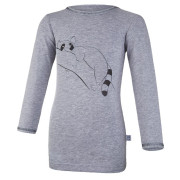 Tričko šmyk obrázok DR Outlast® Šedý melír/zviera