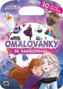 Omaľovánky so samolepkami Ľadové kráľovstvo