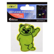 Prívesok reflexný BEAR - žltý