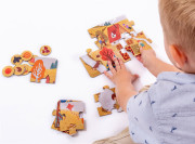 Vééliké Puzzle loto Ročné obdobie KukiKuk