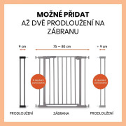 Zábrana Open N Stop 2 rozšírenie o 9 cm Hauck