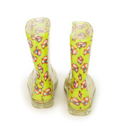 Chlapčenské čižmy PVC, potlač autíčko zelené Pidilidi