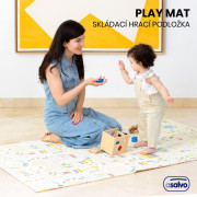 Hracia podložka Play Mat XXL 200 x 180 cm Animals city Asalvo