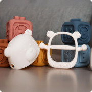 Silikónové hryzátko Glitre 3 m+ Kidnort