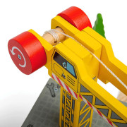 Veľký žeriav žltý Bigjigs Rail