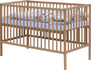 Detská postieľka s kompletnou výbavou 120 x 60 cm - Tiko Scarlett