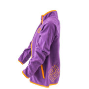 Dievčenská mikina zapínacia fleezová fialová Pidilidi