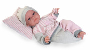 Realistická bábika bábätko so zvukmi a mäkkým látkovým telom Toneta 70331 Antonio Juan