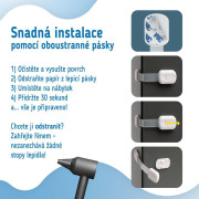 Bezpečnostné zámky viacúčelové pre skrinky a zásuvky nastaviteľné súprava 6 ks Sipo