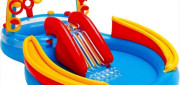 Detské Hracie centrum Dúha Rainbow Ring Play Center 297x193x135 cm Intex 57453