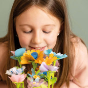 Kreatívna sada kvetinárstva pre deti - výroba kvetov, flower market set so strojom